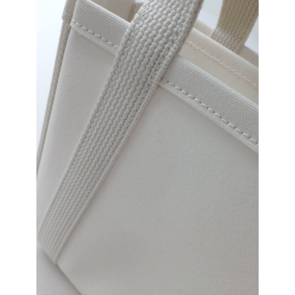 CHACOLI チャコリ FRAME COLLECTION FR 08 キャンバス ハンドバッグ  収納 白 【中古】