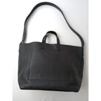 Aeta アエタ 2way shoulder tote bag レザー トートバッグ ショルダー 黒 ブラック 【中古】