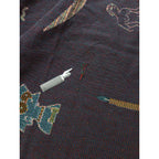 bfgf  LA アーティスト  Lilian Martinez WWA Mini Horizontal Mini Blanket  フリンジ ブランケット  マルチカラー【中古】