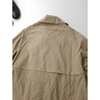 HTS  HARROW TOWN STORES ハロータウンストアズ COTTON DOUBLE OVER SHORT COAT ダブルオーバーショートコート コットン 綿 100％ ベージュ 42 【中古】