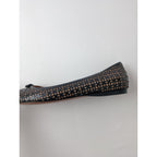 新品 ALAIA アライア カットワーク フラットパンプス 靴  黒 ブラック   38 1/2