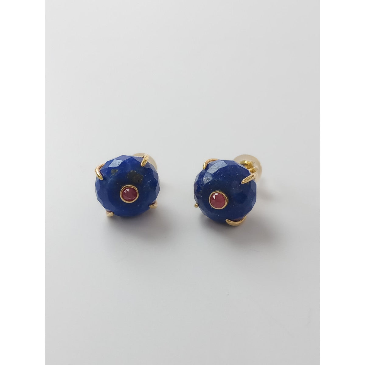 Bon Magique ボン マジック K18 ピアス ブルー  【中古】