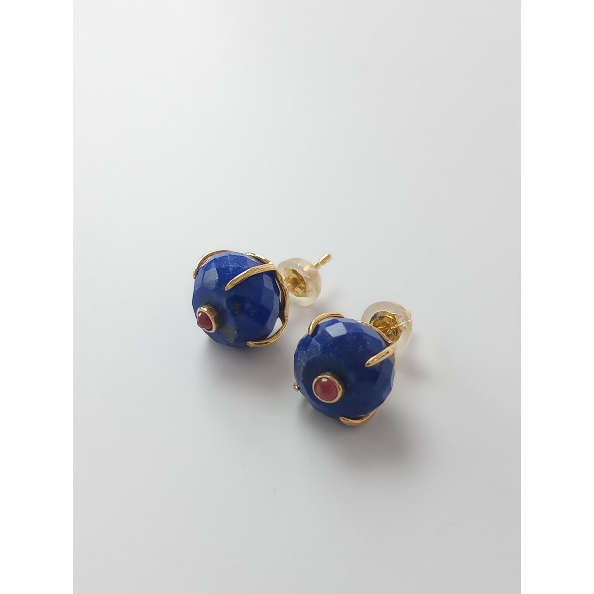 Bon Magique ボン マジック K18 ピアス ブルー  【中古】