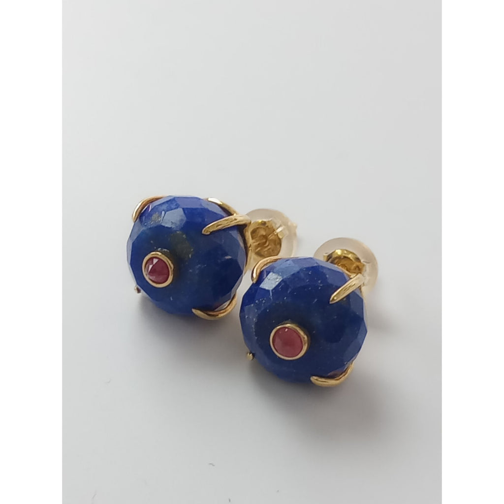 Bon Magique ボン マジック K18 ピアス ブルー  【中古】