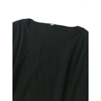 humoresque ユーモレスク two-ply dress ロングワンピース  黒 ブラック 38【中古】