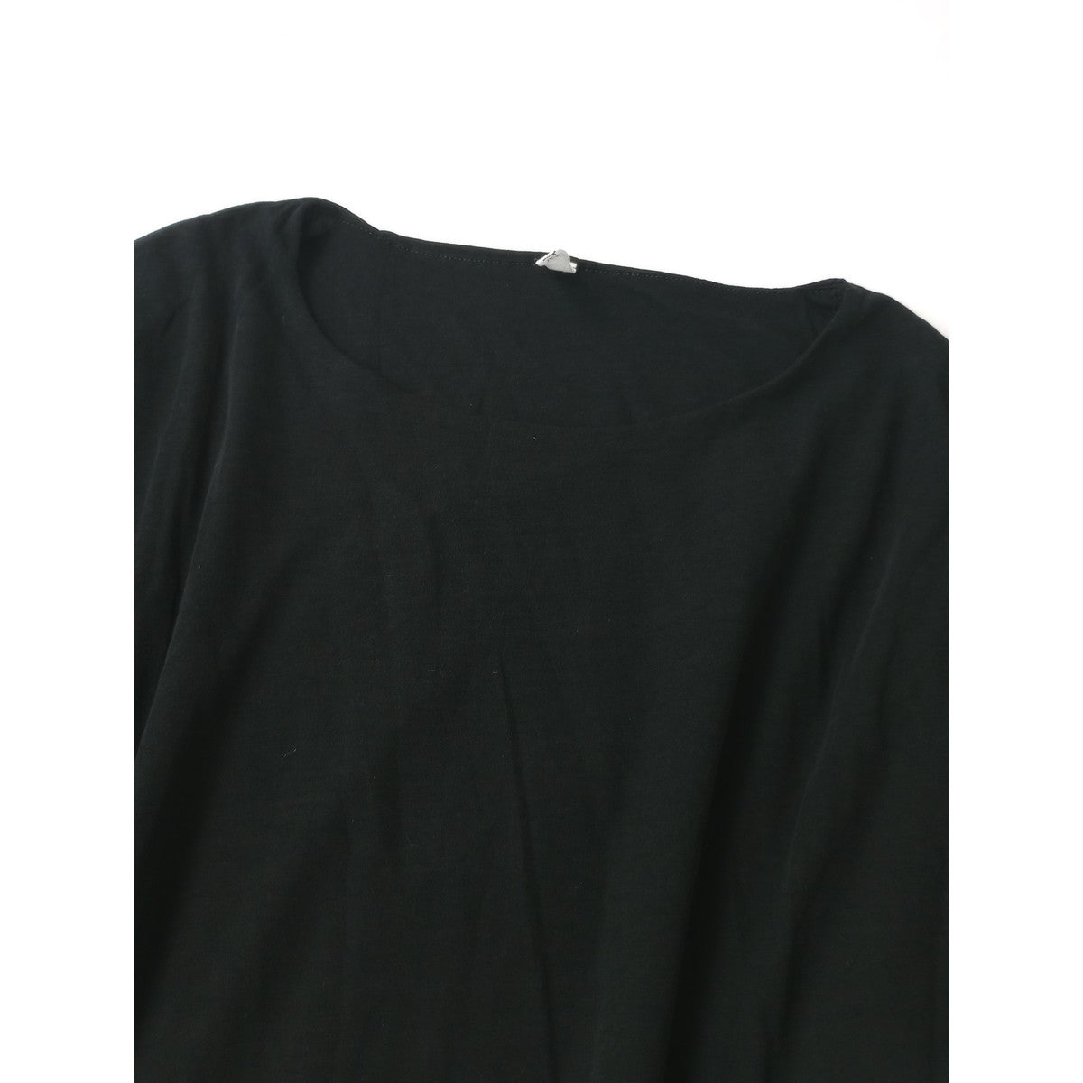 humoresque ユーモレスク two-ply dress ロングワンピース  黒 ブラック 38【中古】