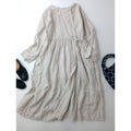 nest Robe ネストローブ リネン 麻 100％ドルマン カシュクール ロングワンピース ドレス ベージュ 【中古】