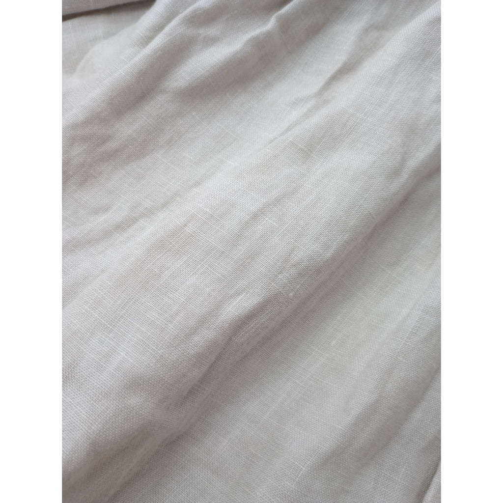 nest Robe ネストローブ リネン 麻 100％ドルマン カシュクール ロングワンピース ドレス ベージュ 【中古】