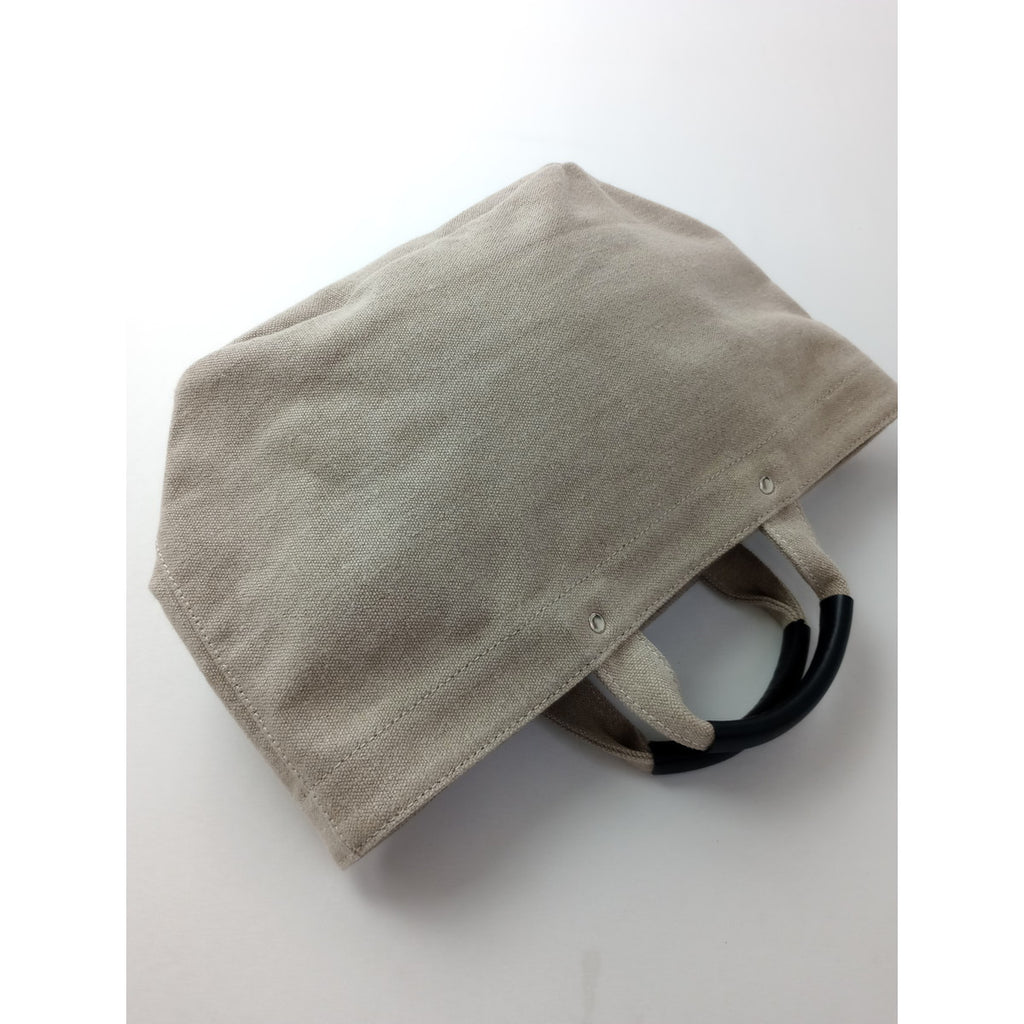 ARTS&SCIENCE アーツアンドサイエンス Laundry basket STANDARD ランドリーバスケット レザー ハンドル キャンバス トートバッグ 生成り 【中古】