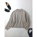 新品 YASHIKI ヤシキ Tofu Knit トウフ ニット セーター 長袖 トップス  ベージュ 0 (8M＋2664)