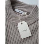 新品 YASHIKI ヤシキ Tofu Knit トウフ ニット セーター 長袖 トップス  ベージュ 0 (8M＋2664)