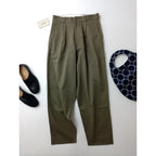 新品 YAECA ヤエカ CHINO CLOTH PANTS チノ クロスパンツ タック テーパード カーキ  29
