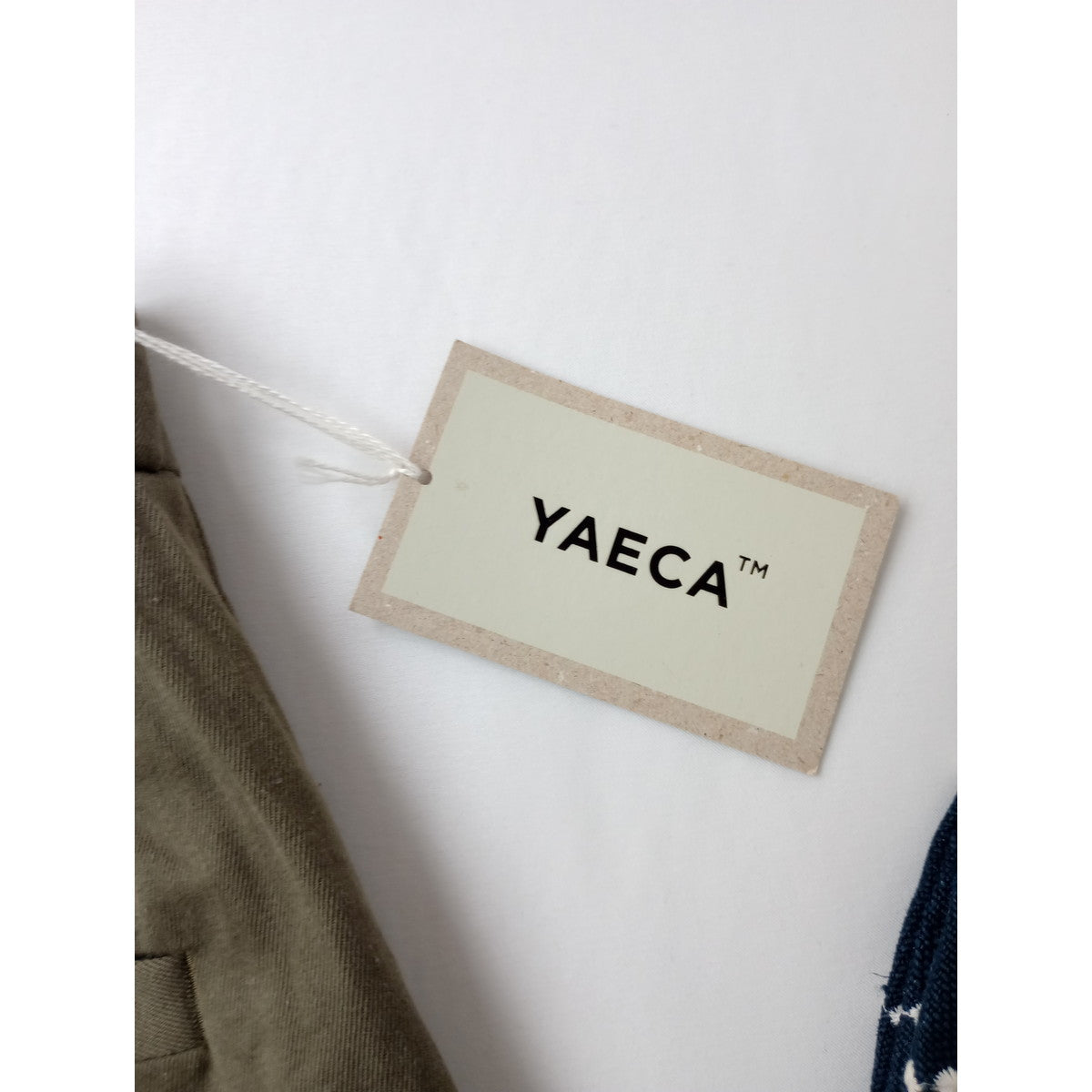 新品 YAECA ヤエカ CHINO CLOTH PANTS チノ クロスパンツ タック テーパード カーキ  29