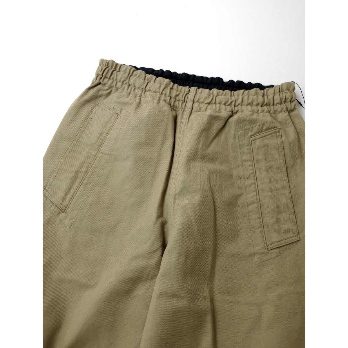 新品 MHL エムエイチエル マーガレットハウエル ORGANIC COTTON GABARDINE TROUSERS カーキ 1