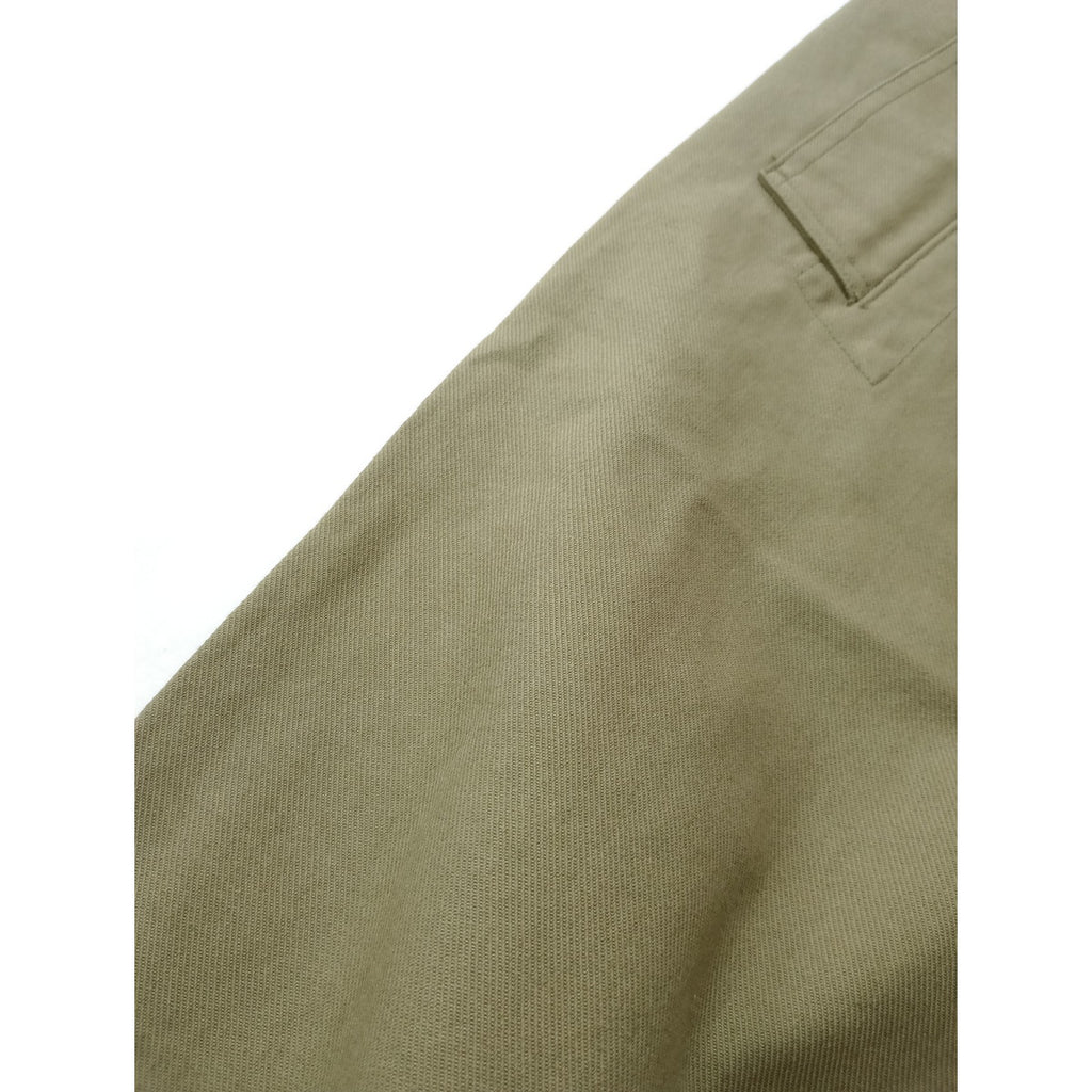 新品 MHL エムエイチエル マーガレットハウエル ORGANIC COTTON GABARDINE TROUSERS カーキ 1