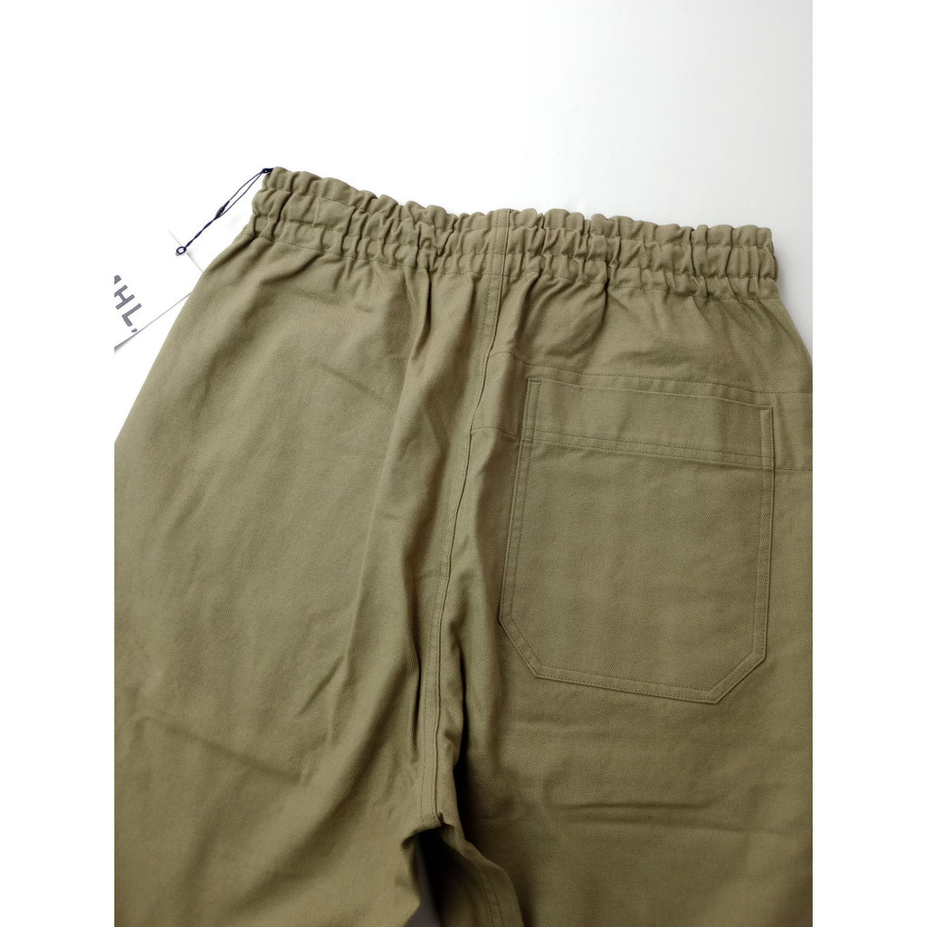 新品 MHL エムエイチエル マーガレットハウエル ORGANIC COTTON GABARDINE TROUSERS カーキ 1