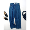 新品 YAECA ヤエカ11-13U DENIM PANTS WIDE STRAIGHT デニム パンツ ワイドストレート ブルー