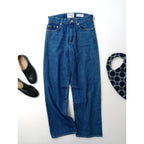 新品 YAECA ヤエカ11-13U DENIM PANTS WIDE STRAIGHT デニム パンツ ワイドストレート ブルー