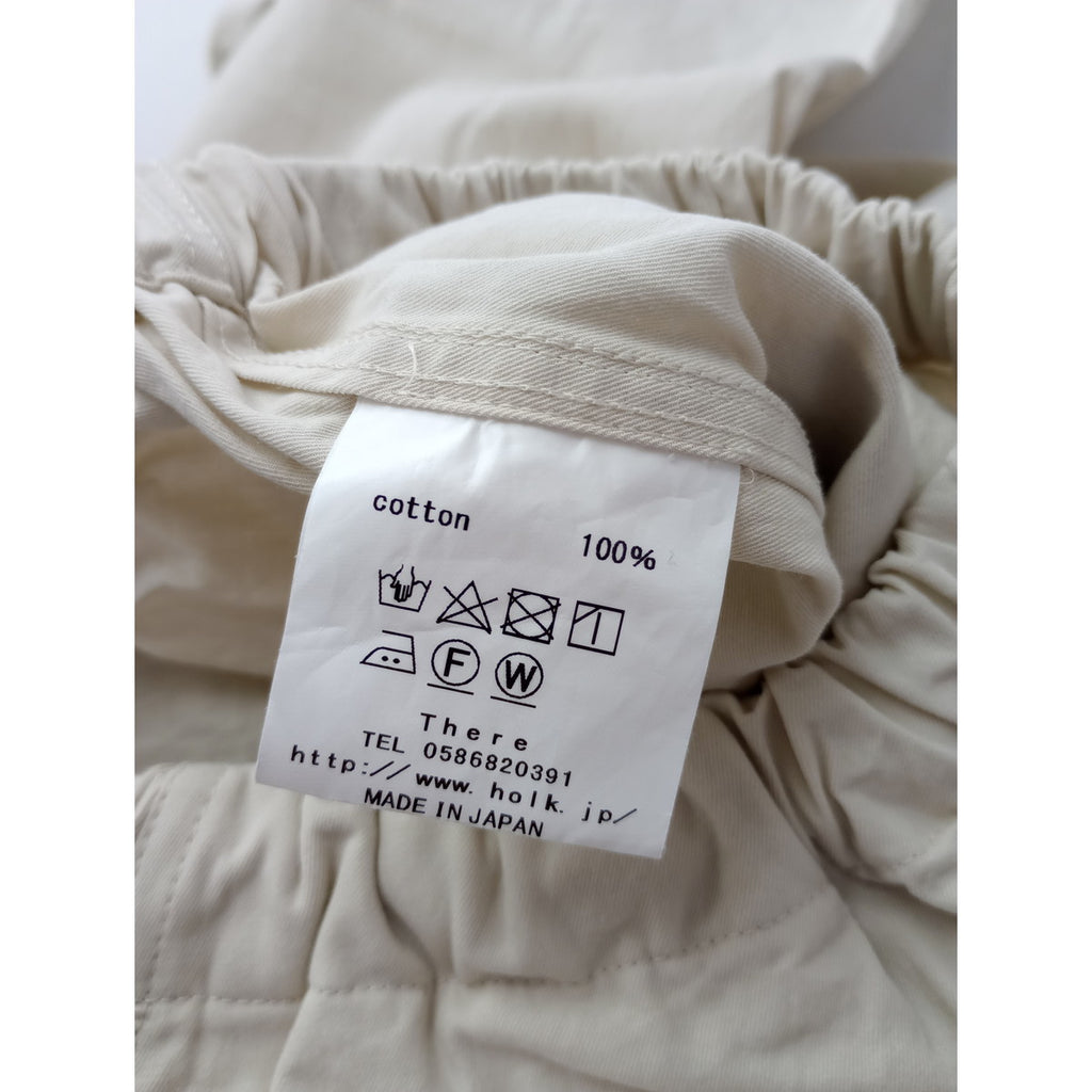 holk ホーク kang fu pants カンフーパンツ イージー ライトベージュ  0   【中古】