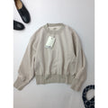 新品 unfil アンフィル vintage cotton fleece cropped sweatshirt ヴィンテージコットンフリースクロップド スウェットシャツ トップス アイボリー 1 【中古】