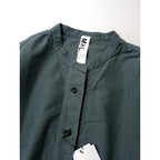 MHL エムエイチエル マーガレットハウエル SOFT HOPSACK P/O SHIRT コットン 綿 100％ プルオーバー シャツ トップス  くすみブルー 【中古】