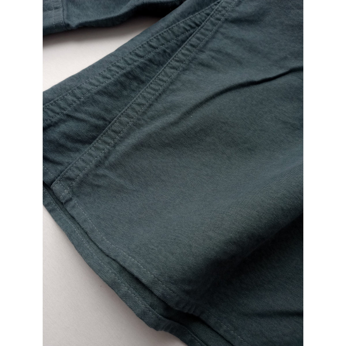 MHL エムエイチエル マーガレットハウエル SOFT HOPSACK P/O SHIRT コットン 綿 100％ プルオーバー シャツ トップス  くすみブルー 【中古】
