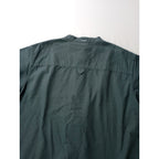 MHL エムエイチエル マーガレットハウエル SOFT HOPSACK P/O SHIRT コットン 綿 100％ プルオーバー シャツ トップス  くすみブルー 【中古】