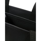 CHACOLI チャコリ FRAME COLLECTION FR 08 キャンバス ハンドバッグ 黒 ブラック  【中古】