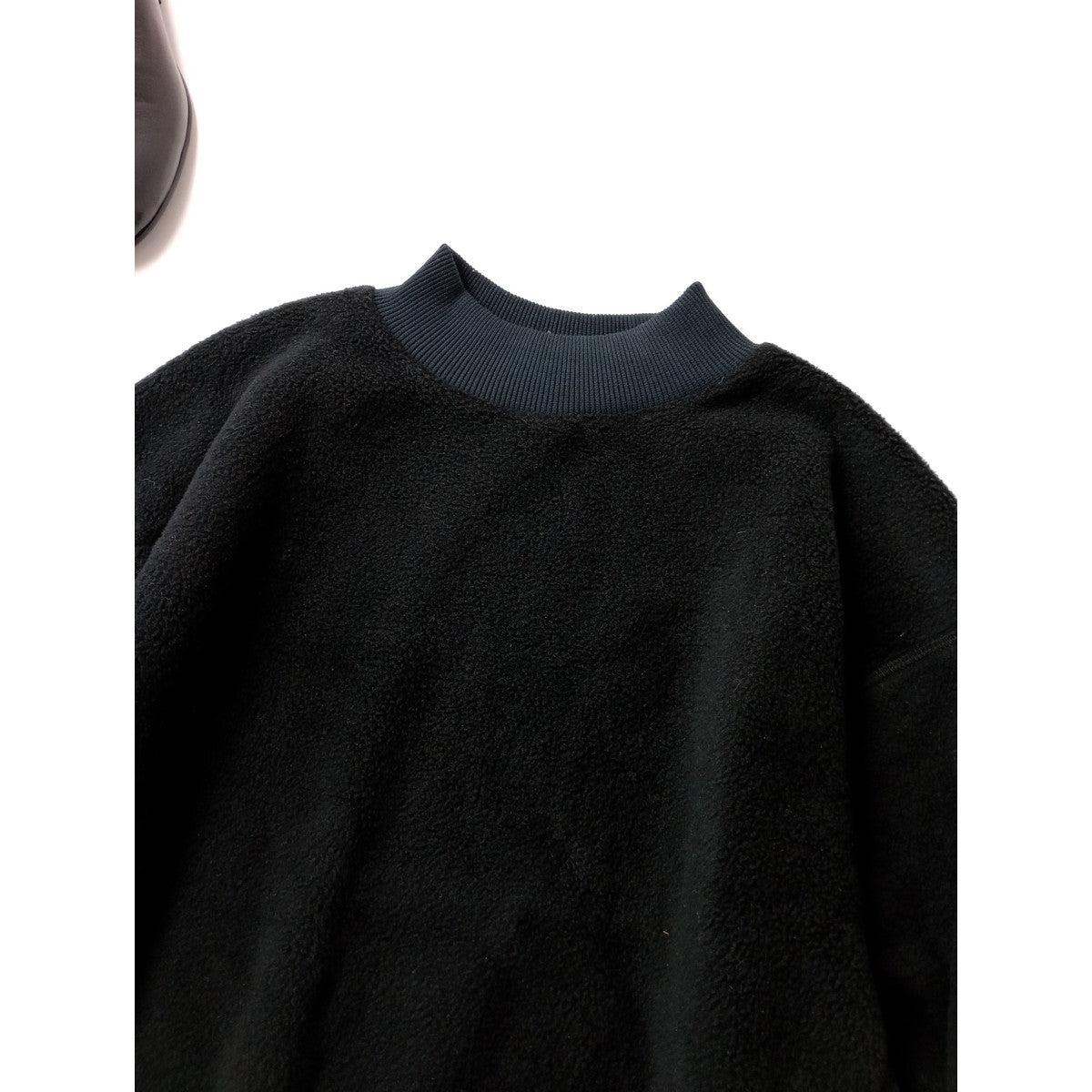 ALWEL オルウェル FLEECE SHIRTS フリース シャツ 長袖 トップス  黒 ブラック S  (8M＋2300)【中古】