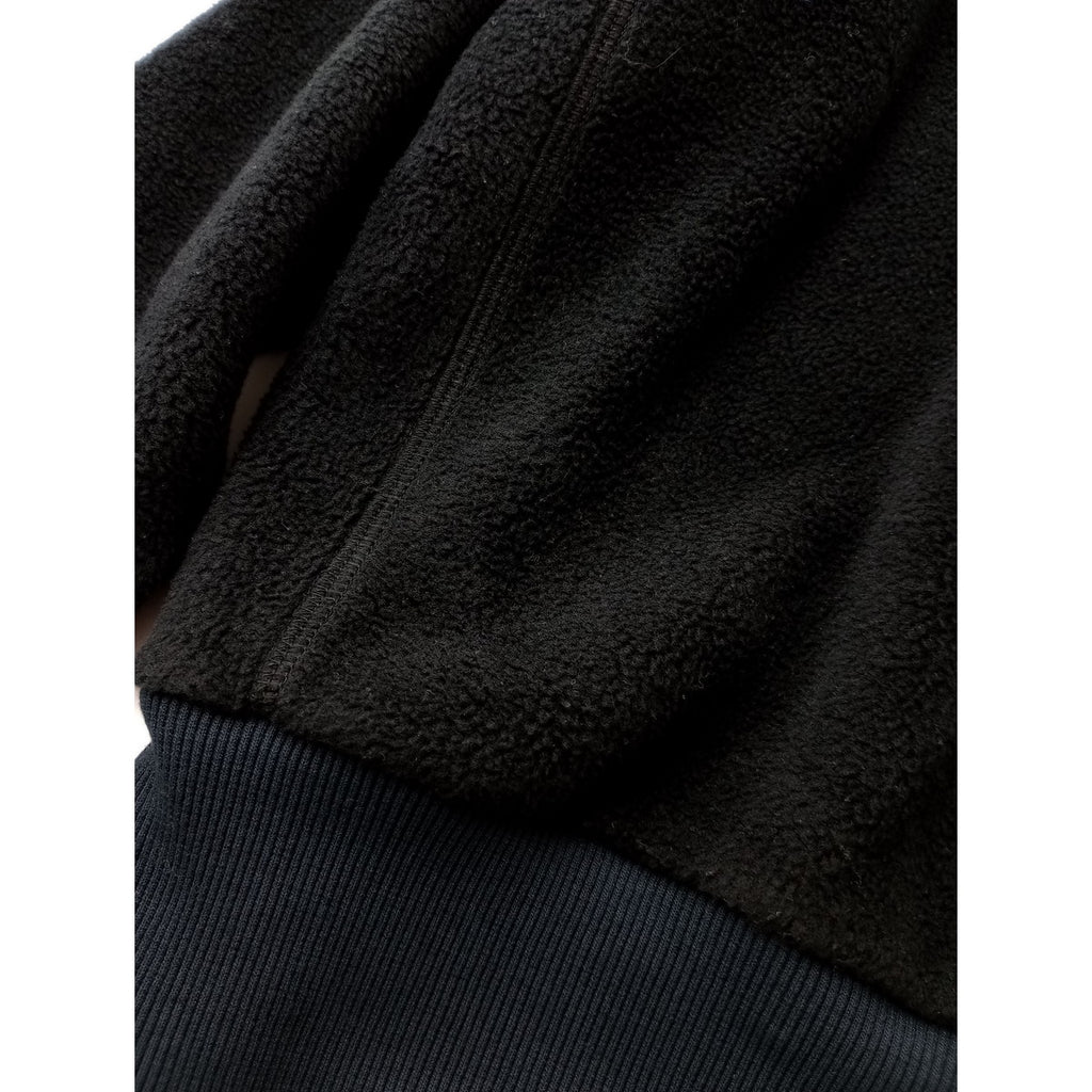 ALWEL オルウェル FLEECE SHIRTS フリース シャツ 長袖 トップス  黒 ブラック S  (8M＋2300)【中古】