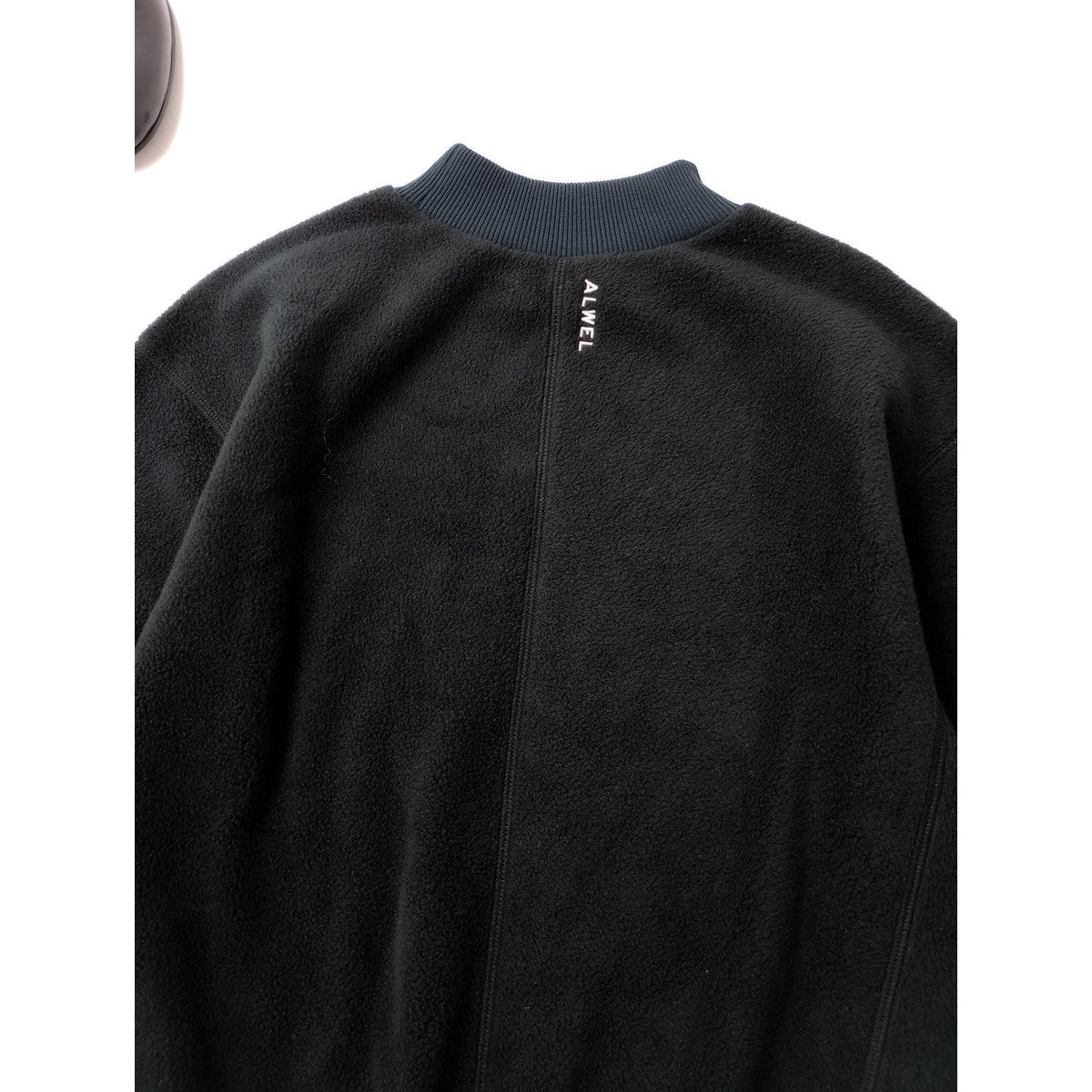 ALWEL オルウェル FLEECE SHIRTS フリース シャツ 長袖 トップス  黒 ブラック S  (8M＋2300)【中古】