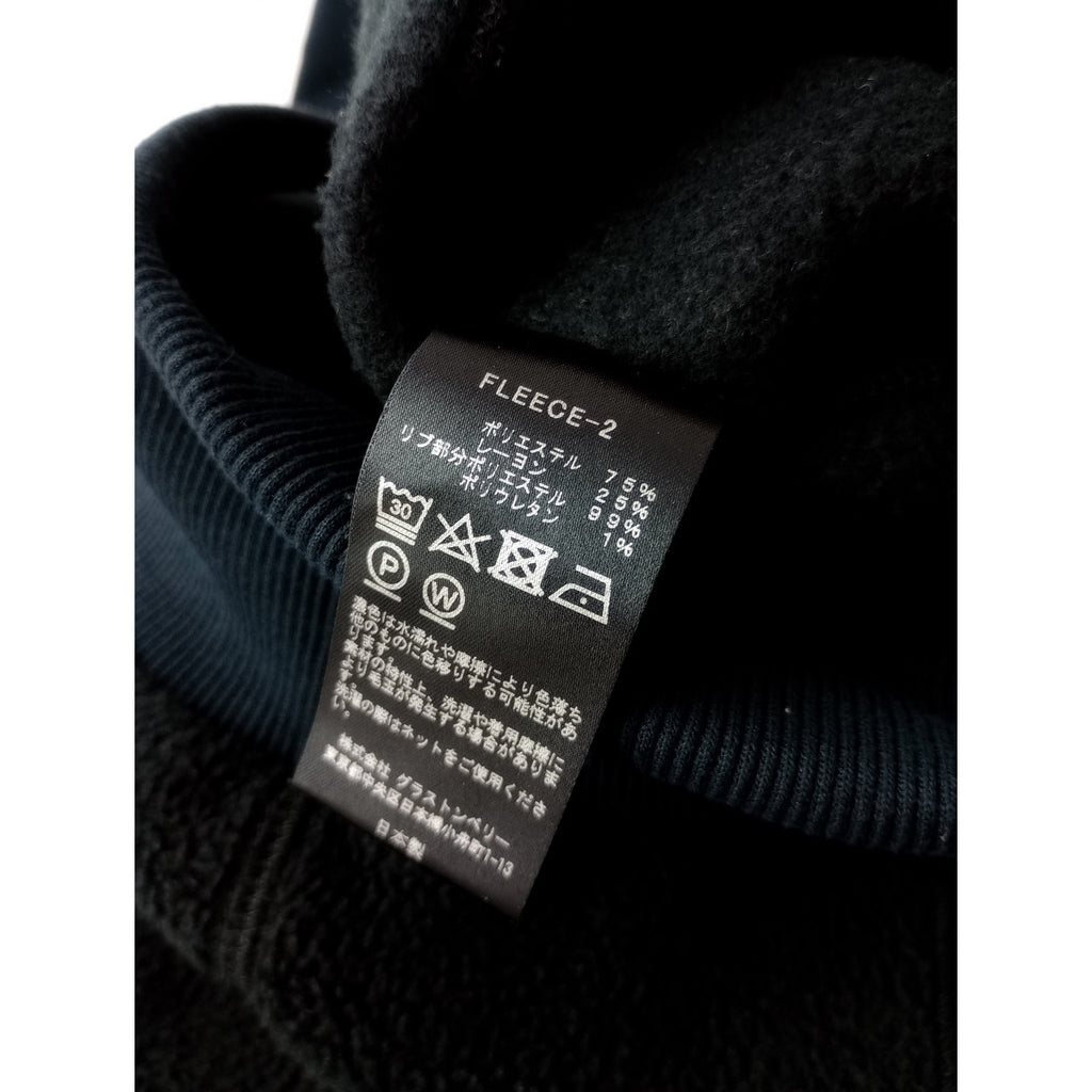 ALWEL オルウェル FLEECE SHIRTS フリース シャツ 長袖 トップス  黒 ブラック S  (8M＋2300)【中古】