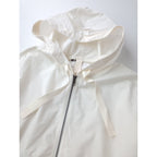 MHL エムエイチエル マーガレットハウエル LIGHTWEIGHT COTTON NYLON PLAINWEAVE BLOUSON コットン ナイロン フード ブルゾン ジャケット 2 白