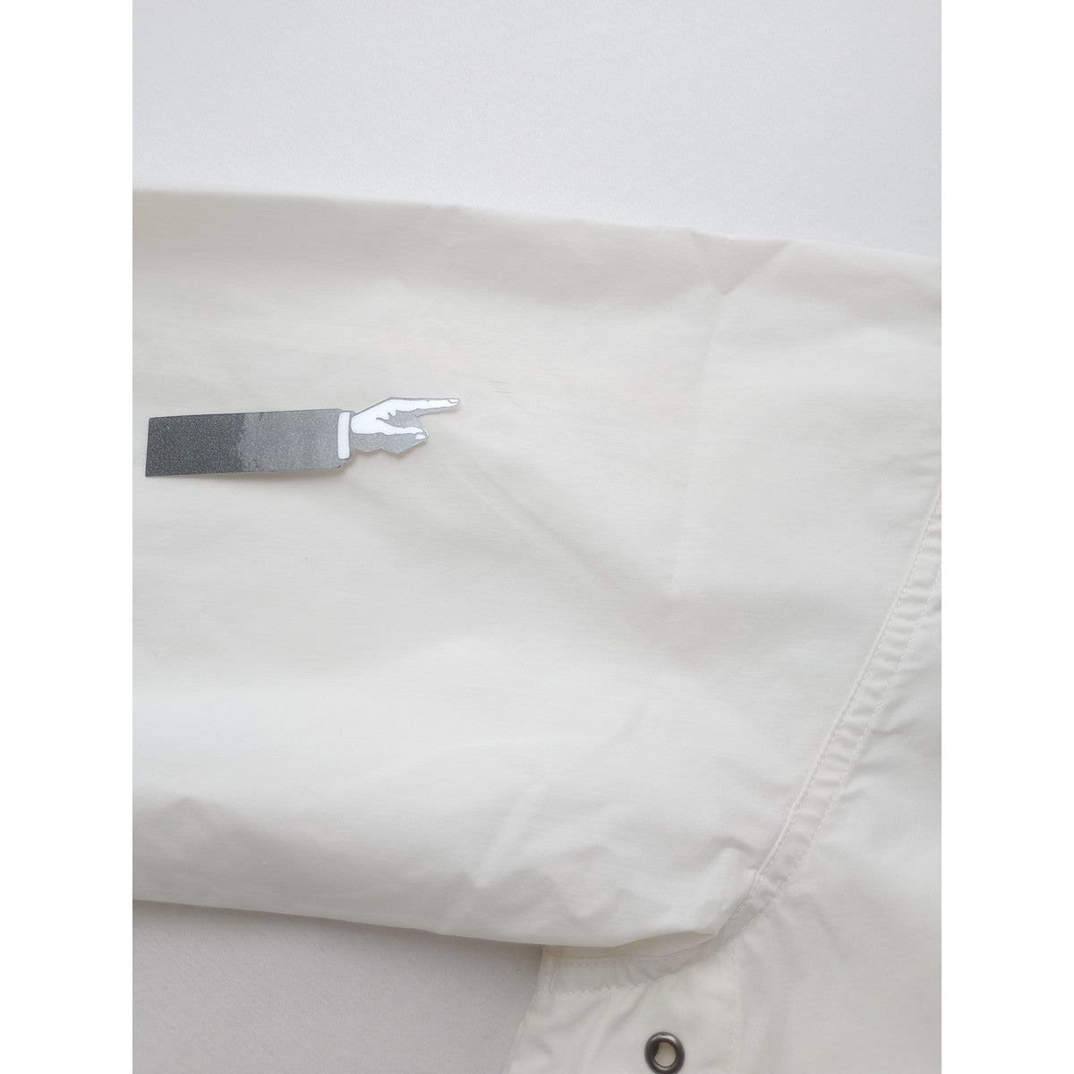 MHL エムエイチエル マーガレットハウエル LIGHTWEIGHT COTTON NYLON PLAINWEAVE BLOUSON コットン ナイロン フード ブルゾン ジャケット 2 白