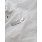 MHL エムエイチエル マーガレットハウエル LIGHTWEIGHT COTTON NYLON PLAINWEAVE BLOUSON コットン ナイロン フード ブルゾン ジャケット 2 白