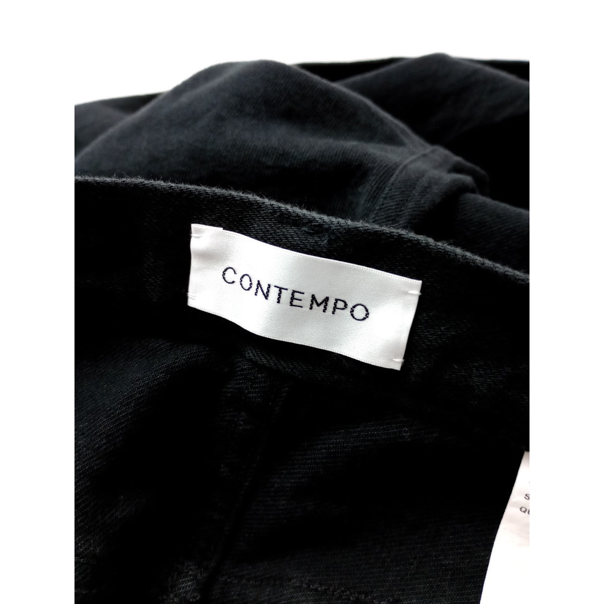 YAECA CONTEMPO ヤエカ コンテンポ デニムパンツ 黒 ブラック  M 【中古】