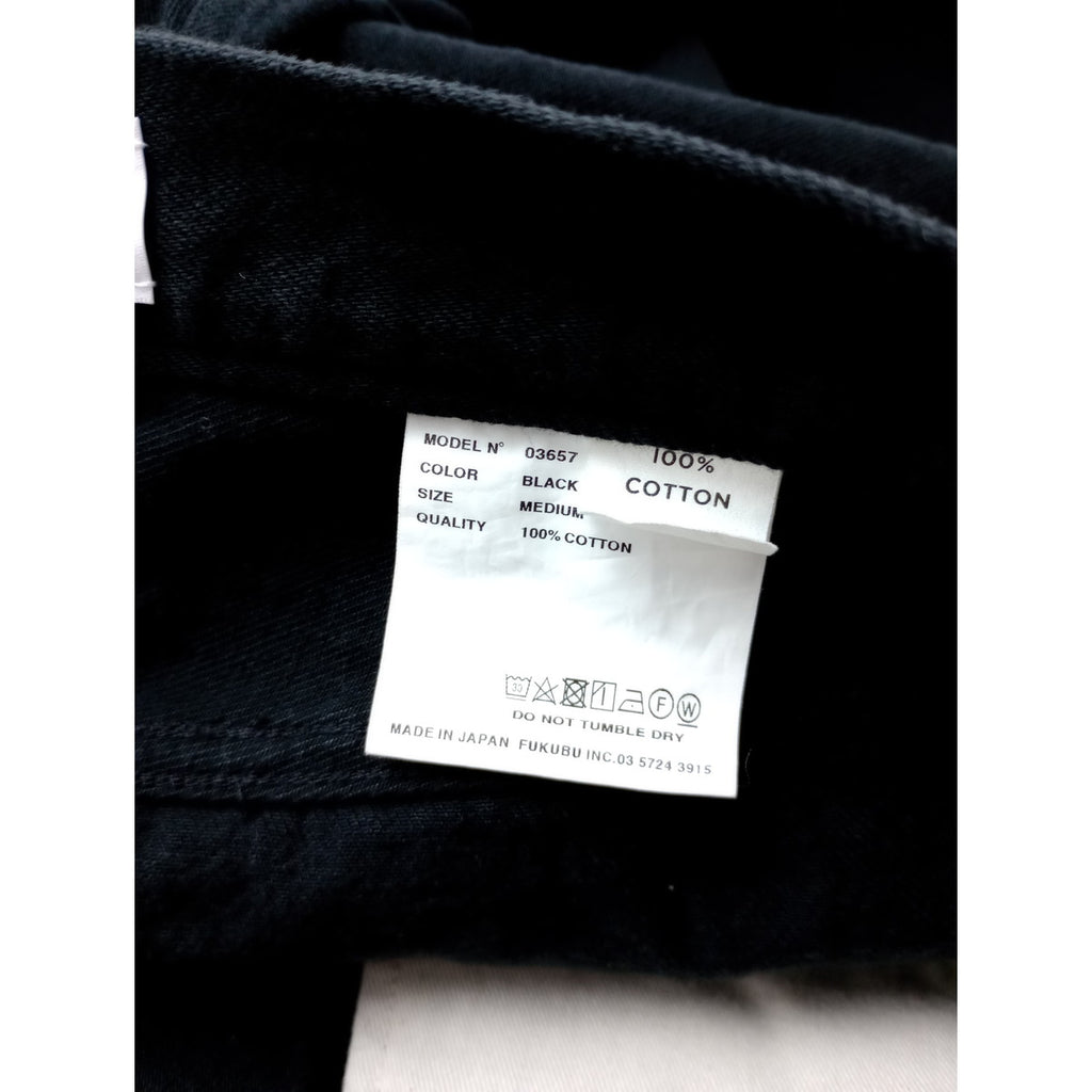 YAECA CONTEMPO ヤエカ コンテンポ デニムパンツ 黒 ブラック  M 【中古】
