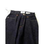 新品 YAECA ヤエカ 14-13W DENIM PANTS WIDE デニムパンツ ワイド ネイビー