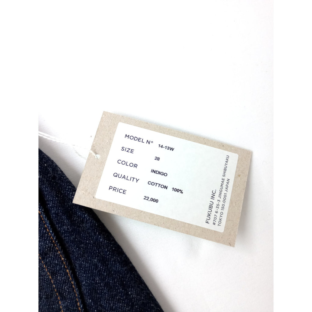 新品 YAECA ヤエカ 14-13W DENIM PANTS WIDE デニムパンツ ワイド ネイビー