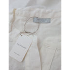 新品 fog linen work フォグリネンワーク キーネック ヘンリーネック バンドカラー プルオーバー シャツ ブラウス 白 【中古】