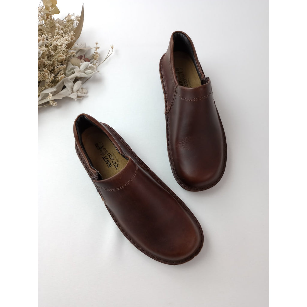 美品 NAOT  ナオト CLARA  / Buffalo レザー  スリッポン  シューズ 靴  ダークブラウン 38