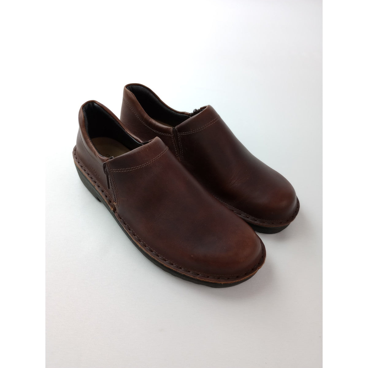 美品 NAOT  ナオト CLARA  / Buffalo レザー  スリッポン  シューズ 靴  ダークブラウン 38