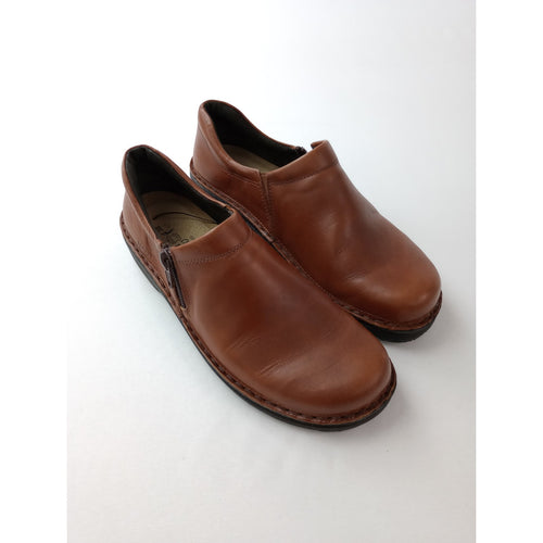 NAOT ナオト CLARA / Chestnut レザ－ スリッポン シューズ 靴   ライトブラウン【中古】