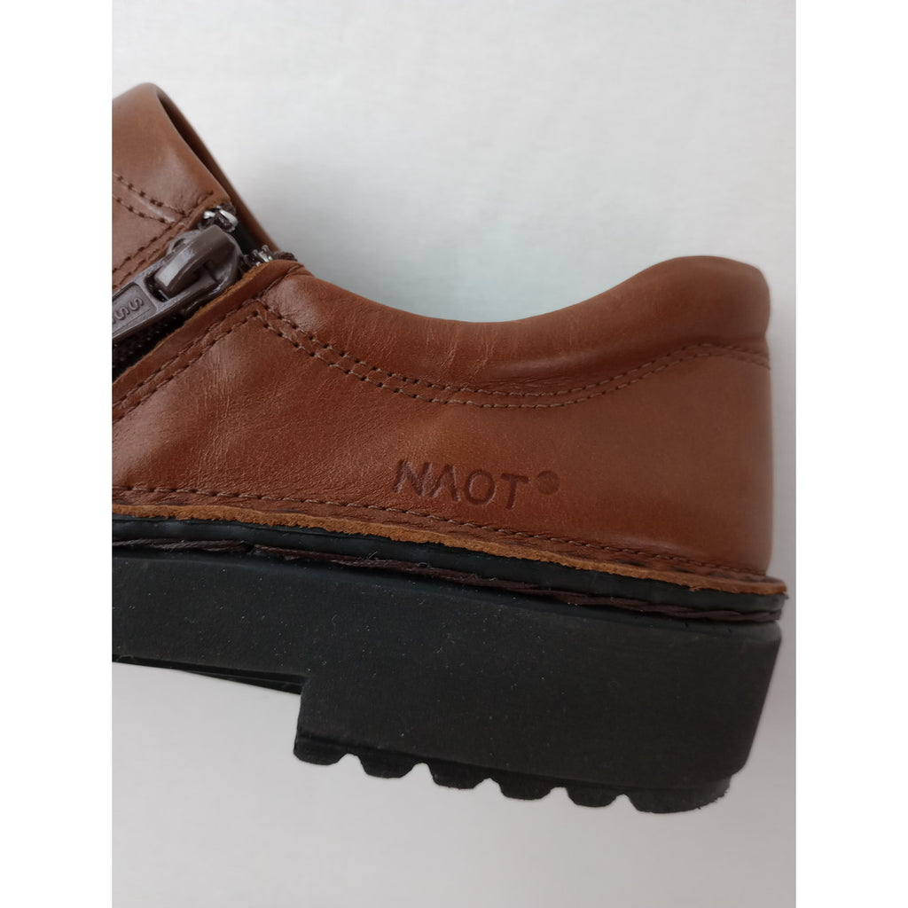 NAOT ナオト CLARA / Chestnut レザ－ スリッポン シューズ 靴   ライトブラウン【中古】