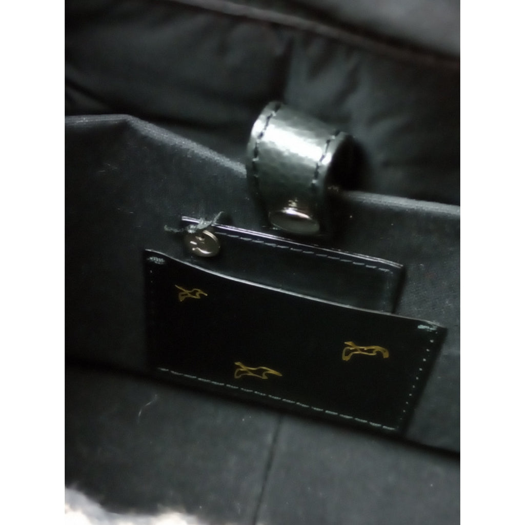 eb.a.gos   エバゴス  ショルダー ベルト  かごバッグ 黒 ブラック 【中古】