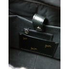 eb.a.gos   エバゴス  ショルダー ベルト  かごバッグ 黒 ブラック 【中古】