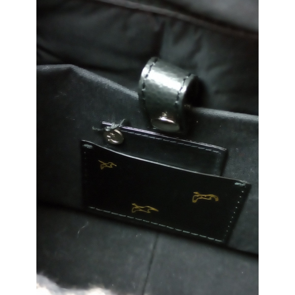 eb.a.gos   エバゴス  ショルダー ベルト  かごバッグ 黒 ブラック 【中古】