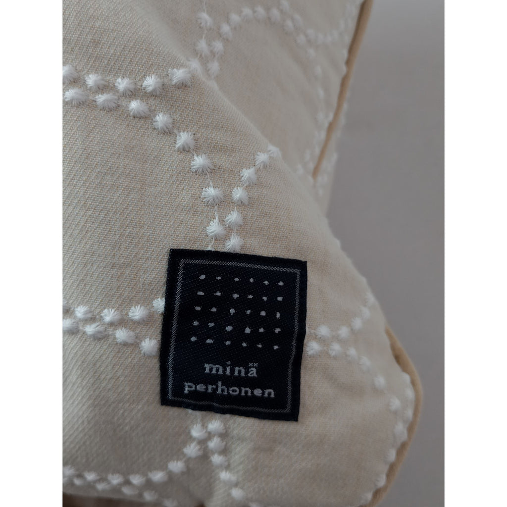 mina perhonen ミナペルホネン タンバリン tambourine gnocchi cushion ニョッキ クッション  アイボリー 【中古】