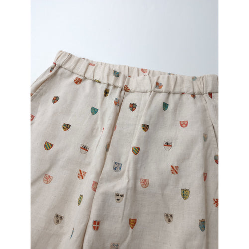 R&D.M.Co- オールドマンズテーラー COAT OF ARMS コートオブアームズ イージーパンツ 生成り 【中古】