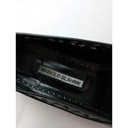 MANOLO BLAHNIK  マノロ ブラニク  カットワーク レザー ローファー 靴  シューズ 靴 37 黒 ブラック 【中古】